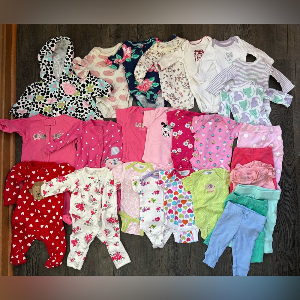 Cotton Newborn Girl Bundle